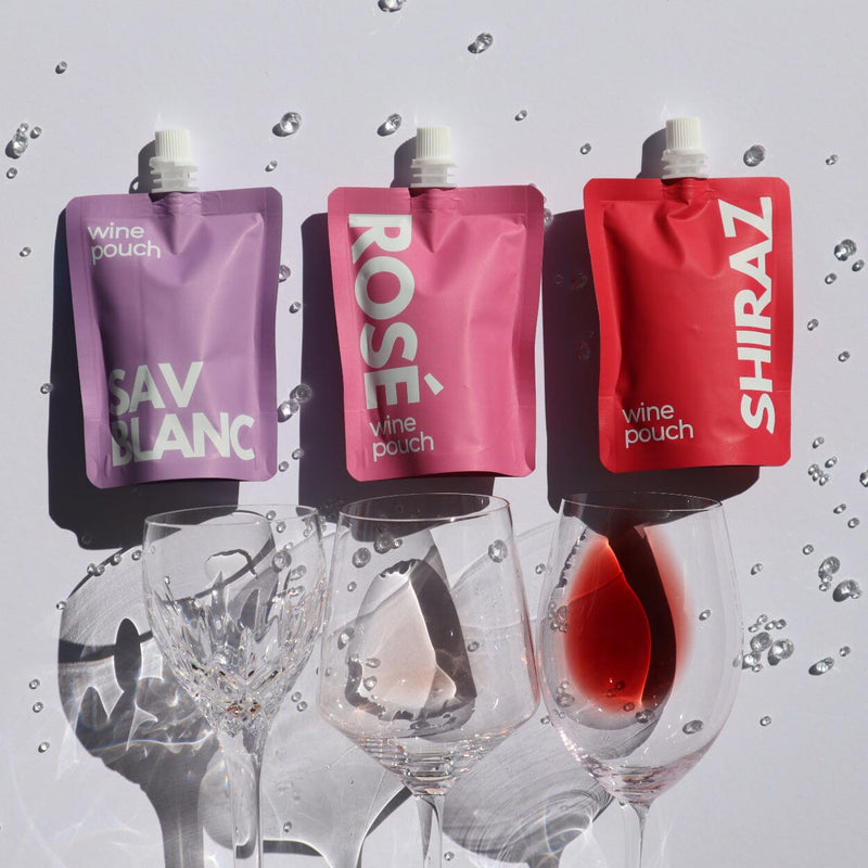Wine Pouch Starter Pack - Mixed Trio (6x Pouches)