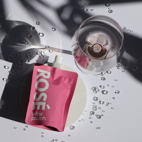 150ml Rosé - Pack of 5 wine pouch Wine Not the Brand ® 