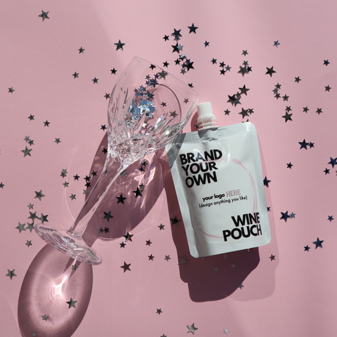 Customise Your Own 150ml Wine Pouch - Novelty Pouch ($9.50/each - pack of 10x)