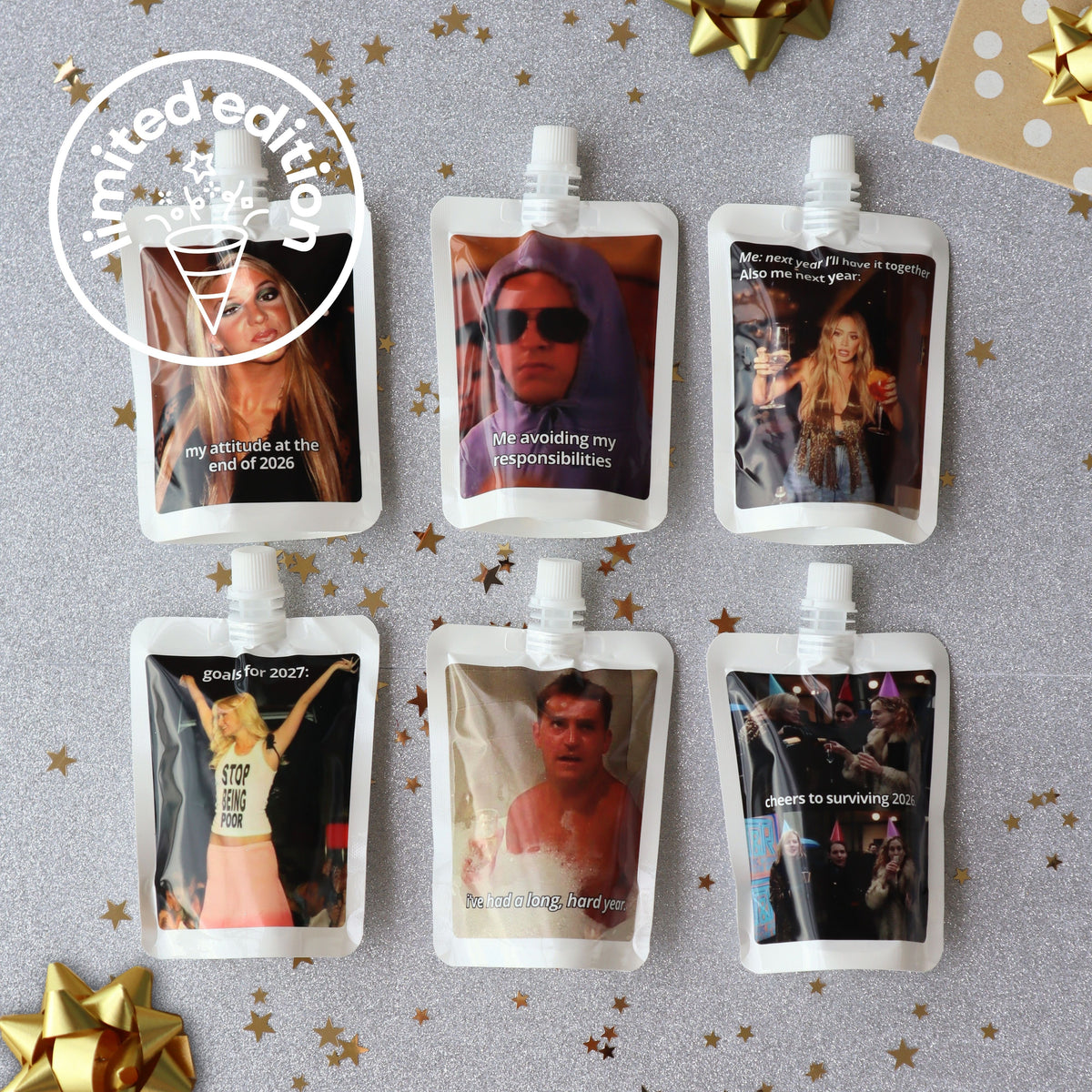 Millennial Meme Wine Pouches - Limited Edition 6x Pack