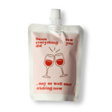 Christmas Wine Pouches "Naughty" - Limited Edition 6x Pack