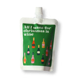 Christmas Wine Pouches "Naughty" - Limited Edition 6x Pack