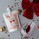 Christmas Wine Pouches "Naughty" - Limited Edition 6x Pack