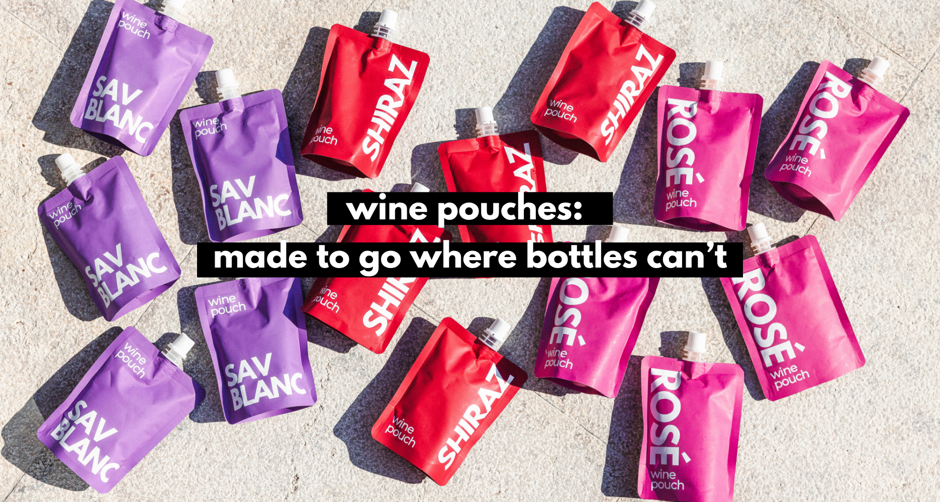 Customise your own wine pouch concept