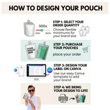 Customise Your Own 150ml Wine Pouch - Novelty Pouch (pack of 10x)