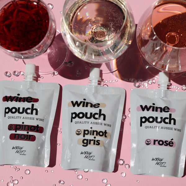 NEW 150ml Mixed Case - 6x Wine Pouches ($7.50/pouch) wine pouch Wine Not the Brand 