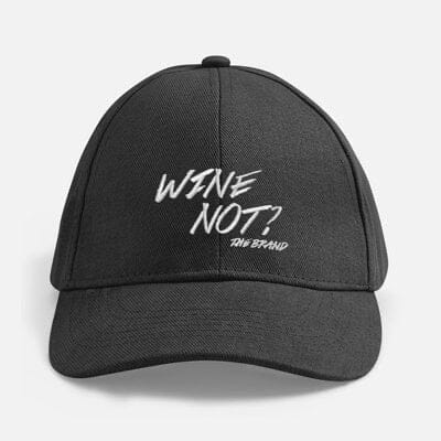 Wine Not Cap Hats Wine Not the Brand Black 