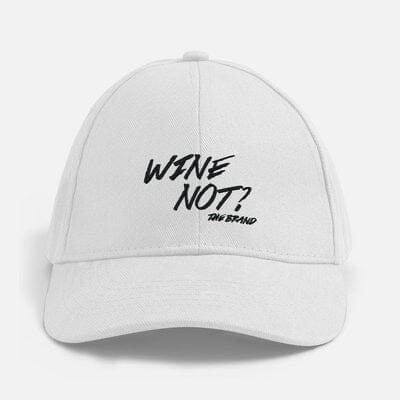 Wine Not Cap Hats Wine Not the Brand White 